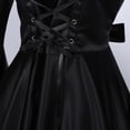 thumbnail image 6 of IUYRTFE Women Gothic Hooded Long Sleeve Maxi Dress Mysterious Dark Style Hoodie Gown for Halloween Themed Parties, 6 of 9