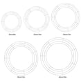 thumbnail image 4 of ins wind circle garland simulation flower big circle hanging ring big iron circle ring, 4 of 9