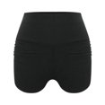thumbnail image 1 of Pantalones Cortos de Yoga de Cintura Alta para Mujer Sunnimix Control Negro, 1 of 8