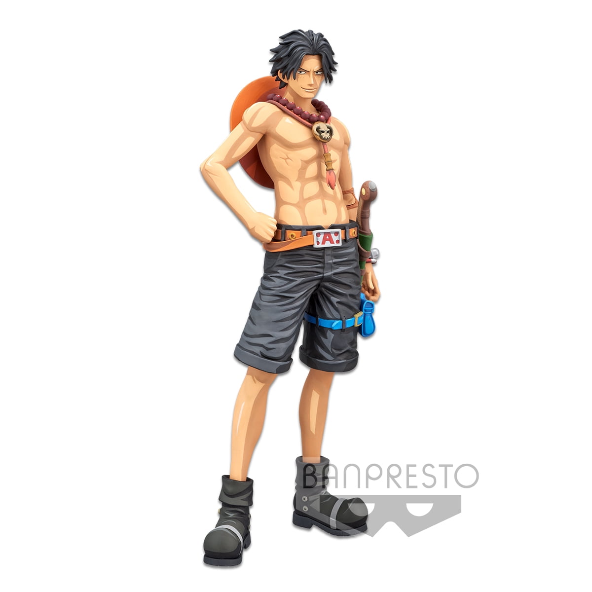 14.5" One Piece Grandista Portgas D Ace Manga Dimensions Figure