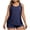 Navy, variant on Kaemgyyd Women Plus Size 3 Piece Tankini Swimsuits Athletic Bathing Suits with Boy Shorts Summer Tank Top with Sports Bra S-3XL
