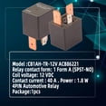 thumbnail image 3 of CB1aH-TR-12V ACB86221 12V 70A 4PINS SPST Automotive Power Relay-1 Pieces, 3 of 5