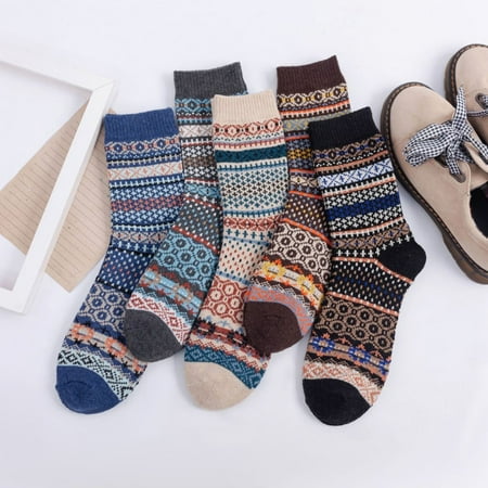

25 pair Warmth And Socks Autumn Women s Thickened Of Wave Winter Socks Color Random