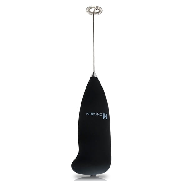 Inteprter Licuadora electrónica Alta velocidad Fabricante de espuma Acero inoxidable con mango de plástico Espumador Bebida Mezclador lavable Energía de Juegos de servir café y té Inteprter HA010589-00B