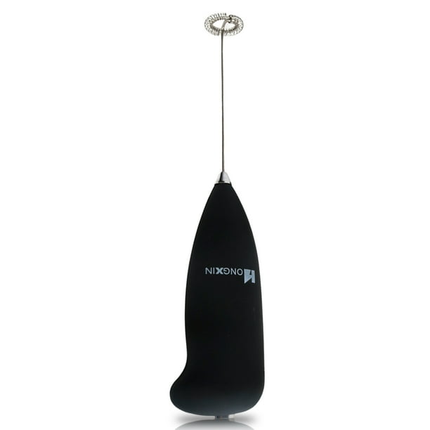 Billuyoard Licuadora electrónica portátil, batidor de huevos de mano, fabricante de espuma, herramientas para beber, agitador lavable, Juegos de servir café y té