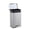 12L - Stainless Steel Color, variant on Modern Fluted Design Indoor Recycling Bin - Stainless Steel Kitchen Trash Can with Step Pedal, Soft-Close Lid, Removable Inner Bucket - Ideal for Home, Office, Living Room