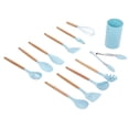 thumbnail image 3 of , Kitchenware Wooden Handle 12PCS/Set Silicone   For Restaurant, 3 of 8