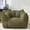 Olive Green, variant on Giant Bean Bag Chair Sofa for Two, High Resilience Foam Floor Lounger with Reclining Design – Perfect for Living Room, Bedroom, Apartment – Bright Yellow