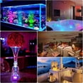 thumbnail image 6 of Mini Submersible Led Lights with Remote, Submersible LED Lights Waterproof Pool Lights Underwater with 16 Colors, Decorative Fish Bowl Small Lamps, for Pool, Vase Base, Spa, Aquarium, 6 of 7