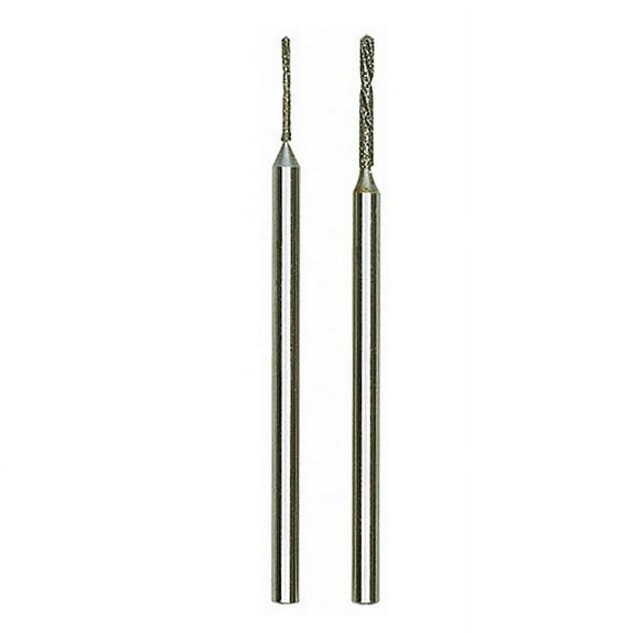 Diamond twist drills 2 pcs., Ø 1/32" 3/64" (0,8 1,2 mm)