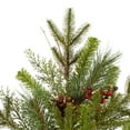 thumbnail image 2 of Vickerman 36" Cibola Mixed Berry Artificial Christmas Wreath, Warm White LED Lights, 2 of 3