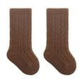 thumbnail image 1 of HAiming Children's Winter Thermal Socks Thick Cable Solid Color Warm Comfortable Fall Winter Stockings, 1 of 2