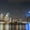 Detroit, variant on Elephant Stock Miami Downtown Skyline Aerial Wall Art - Horizontal Multi Panel Canvas - Living Room Wall Decor - City Multi Panel - Blue And Purple Decor By Susanne Kremer - 65" x 42"