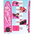 thumbnail image 3 of NACATIN Inflatable Dog Paddle Board 2-in-1 Dog SUP with Built-In Ramp & Kayak Seat, 3 of 8