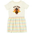thumbnail image 3 of Inktastic Little Turkey Thanksgiving Girls Toddler Dress, 3 of 5