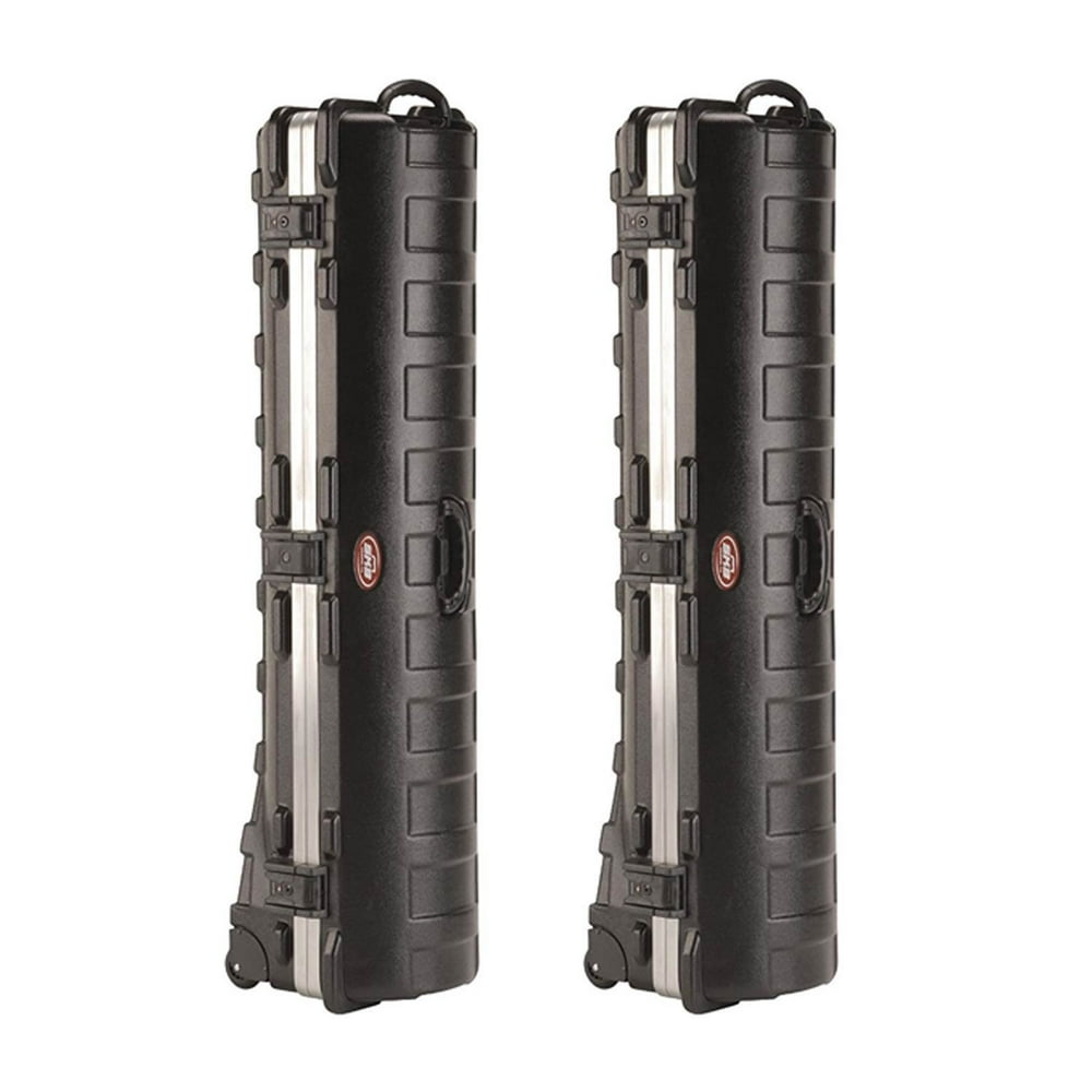 SKB ATA Standard Hard Plastic Storage Wheeled Golf Bag Travel Case (2 Pack)