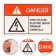 thumbnail image 4 of 5 pegatinas de advertencia de alto voltaje para seguridad eléctrica, peligro, peligro eléctrico, calcomanías de vinilo para tienda, 4 of 7