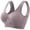 Dark Gray, variant on Women's Seamless Wirefree Sports Bra - Nylon, for Yoga, Running, Comfortable Sleep & More