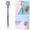 C, variant on Colorful Retractable Bling Quicksand Pen Rhinestones Metal Pen Black Ink, #C