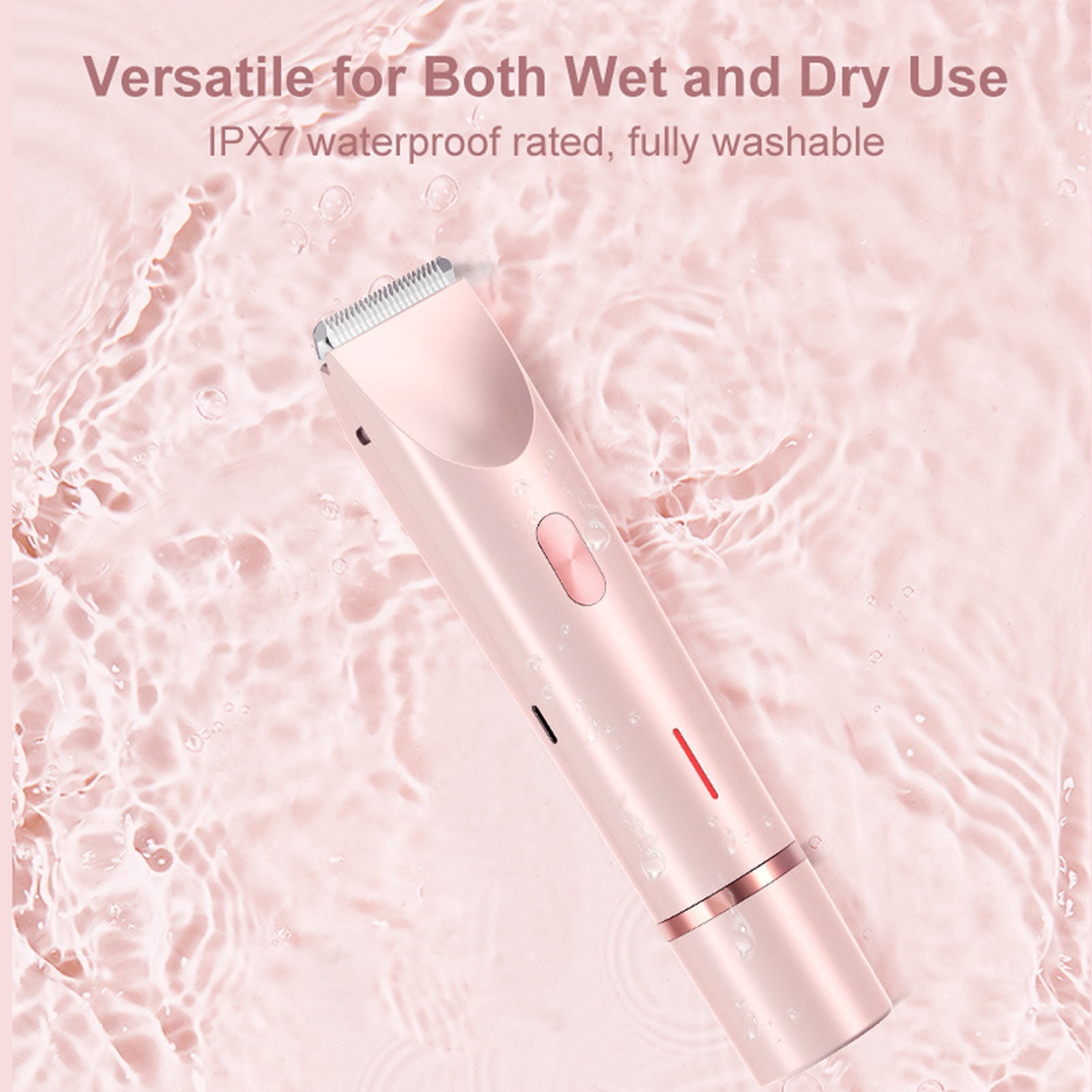 Double-head Women Electric Shaver USB Rechargeable Waterproof Portable Travel Face Body Bikini Area Arm Leg Hair Removal Razor Epilator Trimmer