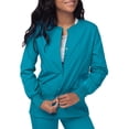 thumbnail image 4 of Sivvan Women's Scrubs Warm-Up Jacket / Front Snaps - Round Neck, 4 of 7