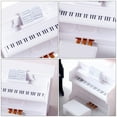 thumbnail image 3 of 1 juego de mini piano vertical y taburete de piano, accesorios para disparar, Mini decoración de la casa, 3 of 5