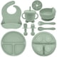 thumbnail image 1 of Set de alimentación para bebés Munlinder, babero con ventosa de silicona, 1 of 7