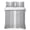 Gray, variant on Quilts Twin Size Bedding Set, Gray Striped Lightweight Quilted Comforter, Modern Minimalist Simple Stripes Country Soft Reversible Bedspread Coverlet with Pillow Covers for All Season, 68" x 86"