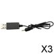 thumbnail image 1 of Cargador de Batería Lipo USB para Drones Plegables H47 E56 - Fuente de Energía para Drones , 3 piezas, 1 of 5