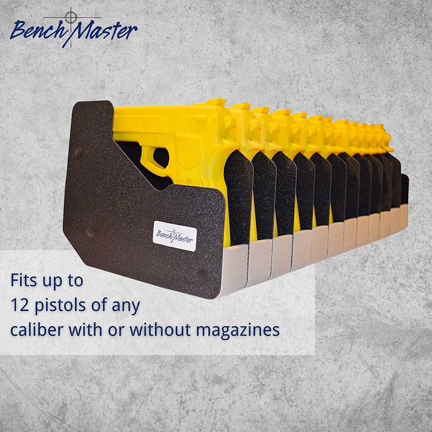 BenchMaster BMWRM112 WeaponRac Twelve Pistol Rack WeaponRac Twelve Pistol Rack