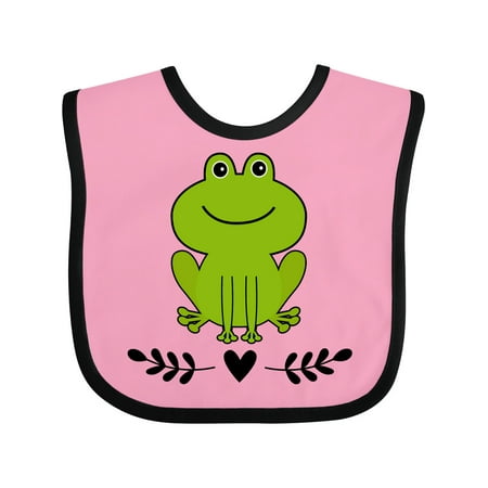 

Inktastic Frog Lover Clothes for Baby Gift Baby Girl Bib