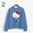 thumbnail image 4 of Sudadera de manga larga con estampado de HELLO KITTY para mujer, suéter informal, ropa Harajuku, moda de otoño e invierno, 4 of 4