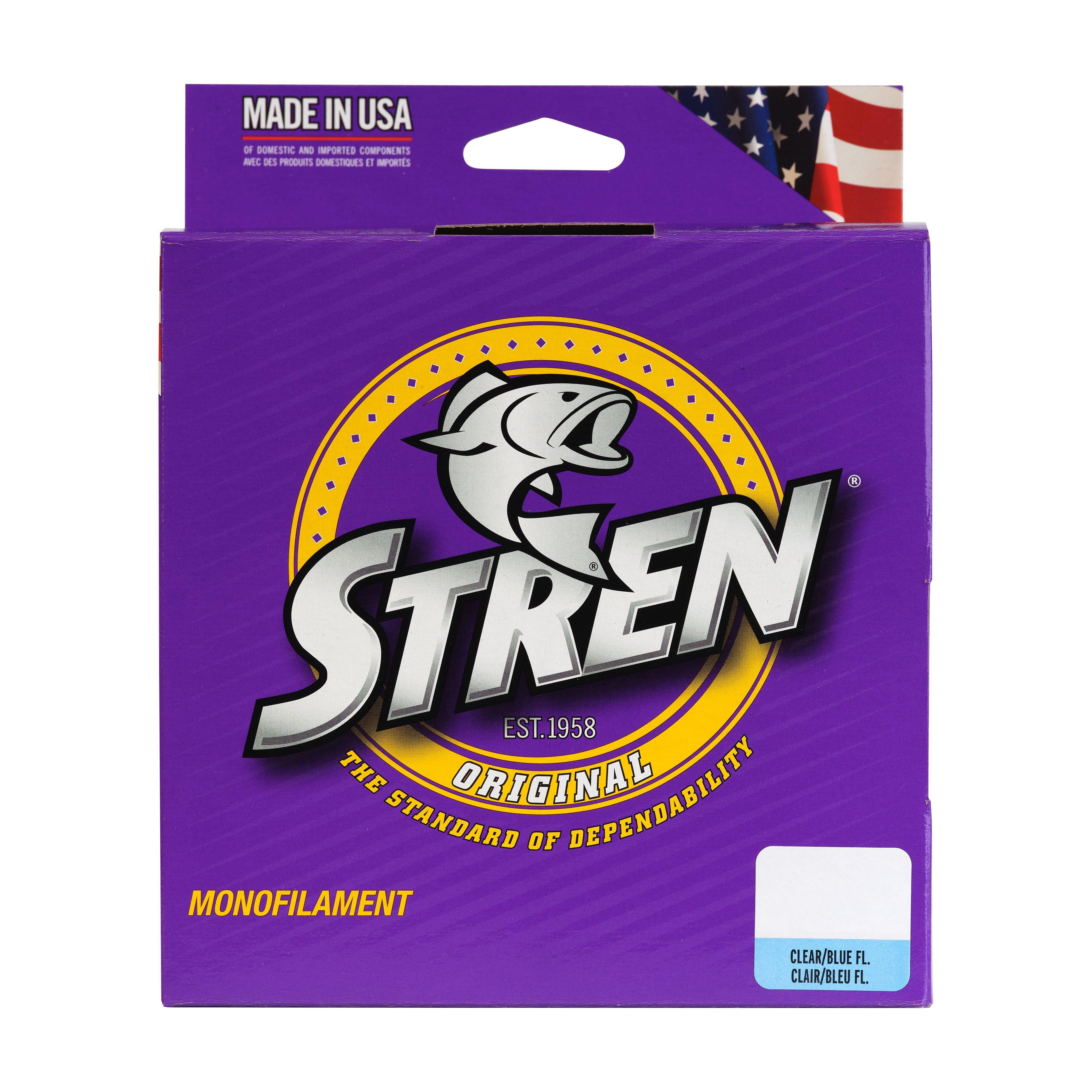 Stren Original® Monofilament Fishing Line, Clear/Blue Fluorescent, 8 lb Test Strength, 1000 yd