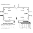 thumbnail image 2 of F. Corriveau International - Rideau pour Pavillon 10 Pieds x 14 Pieds, Résistant à l'Eau, Gris, 2 of 5