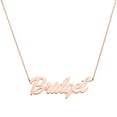 thumbnail image 2 of Personalized Planet Women's Sterling Silver Medium Bold Script Name Necklace, 2 of 4