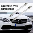 thumbnail image 2 of Unique Bargains 1pair 100mm 3.94' Splitter Support Rods Adjustable Front Bumper Lip Splitter Strut Rod Tie Bars for Car Silver Tone, 2 of 6