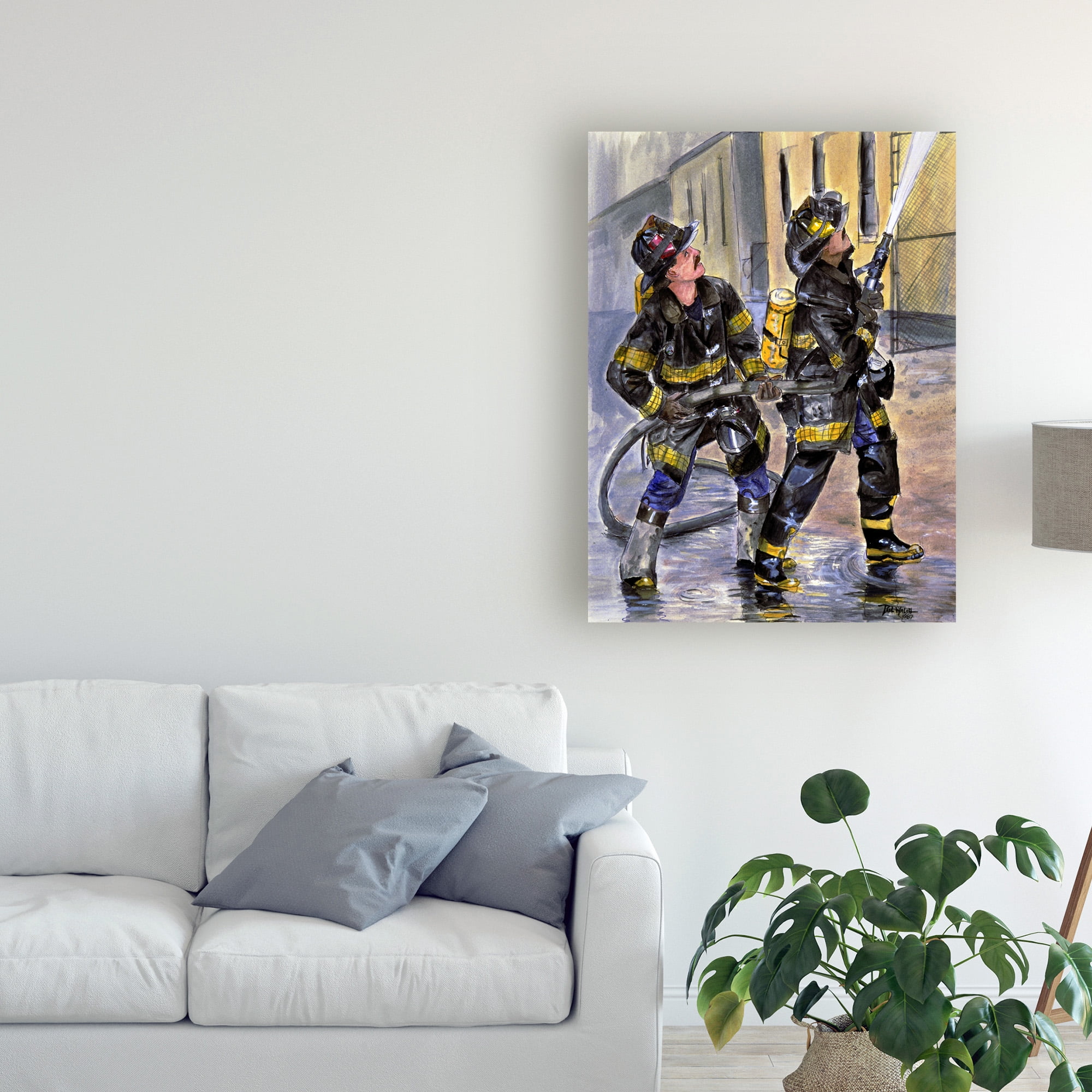 Trademark Fine Art 'First Due' Canvas Art by Paul Walsh