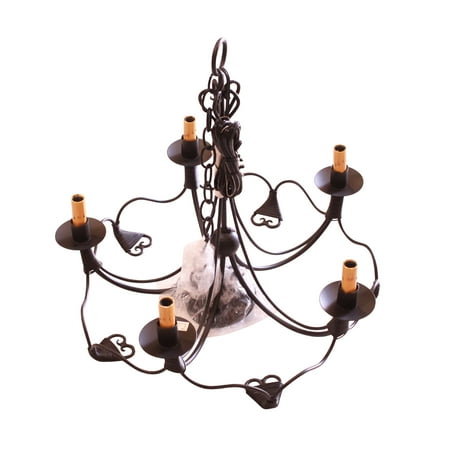 

Art De Mexico CH121D Wrough-Iron Rustic 6-Light Chandelier Large