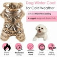 thumbnail image 4 of STHRGFHY Dog christmas coats,Dog Coat,Warm Dog Jacket,Fullbody Winter Coat Snowsuit for Dogs,Waterproof Puppy Puffer Jacket Snow Coats with Legs, Pet Fleece Vest Coats for Small Dogs(Gold XXL), 4 of 8