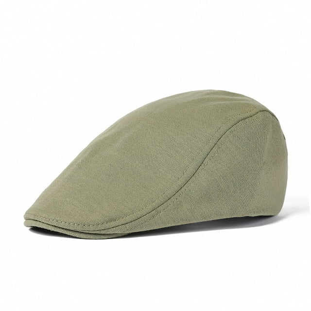 Gorro de lana de pato sencillo de color liso para hombre y mujer, gorro de otoño con visera ancha, gorro Bailey