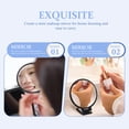 thumbnail image 5 of Portable Makeup Mirror High Definition Sturdy Comfortable Handle Handheld Cosmetic Mirror, 5 of 6