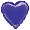32 inch Heart - Purple (3 Pk) Foil Mylar Balloon - Party Supplies Decorations
