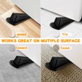 thumbnail image 7 of RKZDSR Rubber Non-Slip Door Stop - Durable Wedge Wheel Hub Cover for Ceramic Tile and Parquet Floors, Provides Stability and Safety for Homes with Pets and Kids, 7 of 7