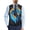 Blue Yellow Dragon, variant on Button Down Mens Formal Waistcoat for Business Casual, Woven Fabric Slim Fit Mens V-neck Business Vests, Purple Sea Turtle Rose