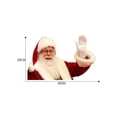 thumbnail image 2 of Vaidha Santa Claus Car Rear Window Sticker Car Sticker Window Sticker Wall Sticker, 2 of 2