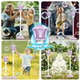 thumbnail image 6 of Automatic Bubble Machine Blower, Outdoor Indoor Bubble Maker with Colorful LED Lights and Music, Rechargeable Bubble Blower for Garden Park Parties, 46x8x8 Inches, 6 of 6