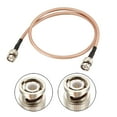 thumbnail image 2 of Uxcell BNC Male to BNC Male Coax Cable RG400 Low Loss RF Coaxial Cable 50 ohm 0.9M/3Ft, 2 of 5