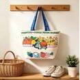 thumbnail image 3 of Whole Foods Market Canvas Tote Handle Bag ,Reusable Canvas Shopping Bag, Large Grocery Tote Bag for Shopping Beach Daily, 3 of 4