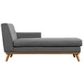 thumbnail image 4 of Modway Engage Mid-Century Modern Upholstered Fabric Right-Arm Chaise in Gray, 4 of 5