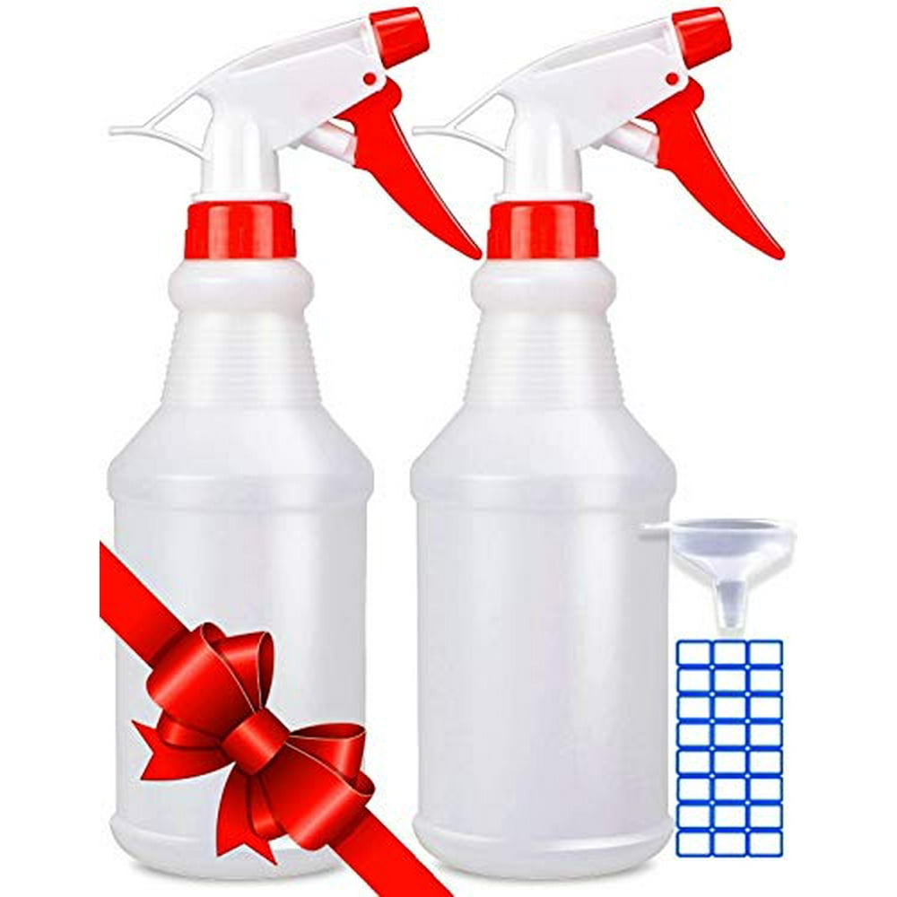 Empty Spray Bottles (16oz/2Pack) Adjustable Spray